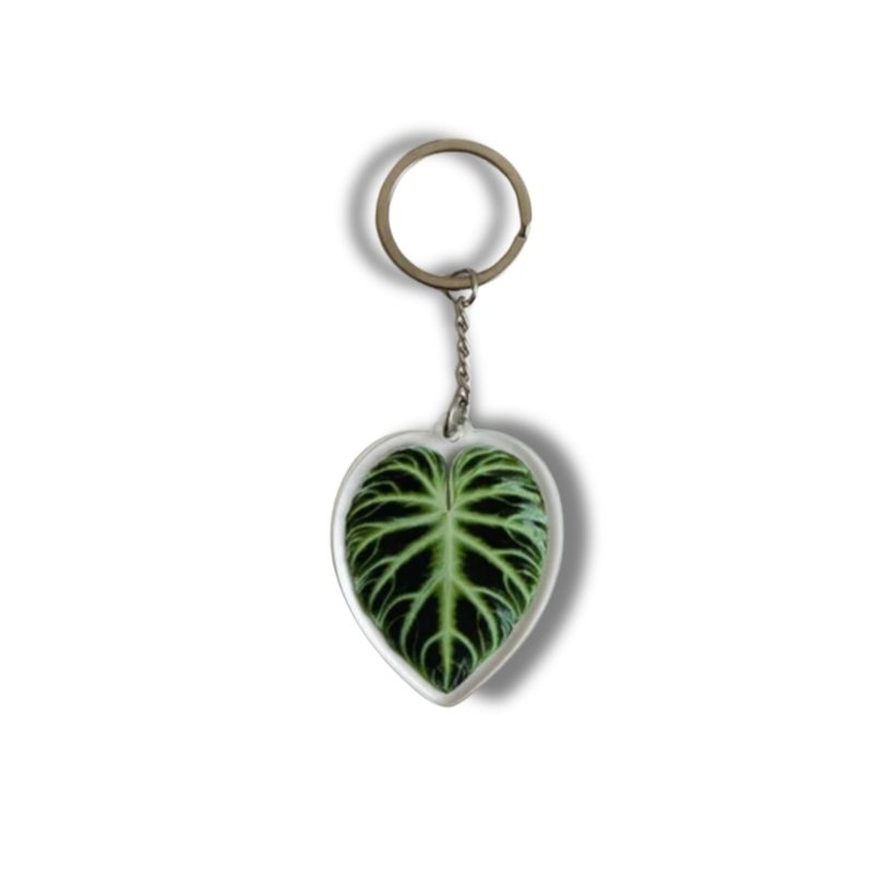 Leaf Acrylic Keychain 7 Illustrated Styles Double Sided Design 2