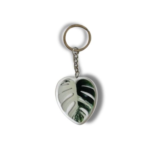 Leaf Acrylic Keychain 7 Illustrated Styles Double Sided Design 5