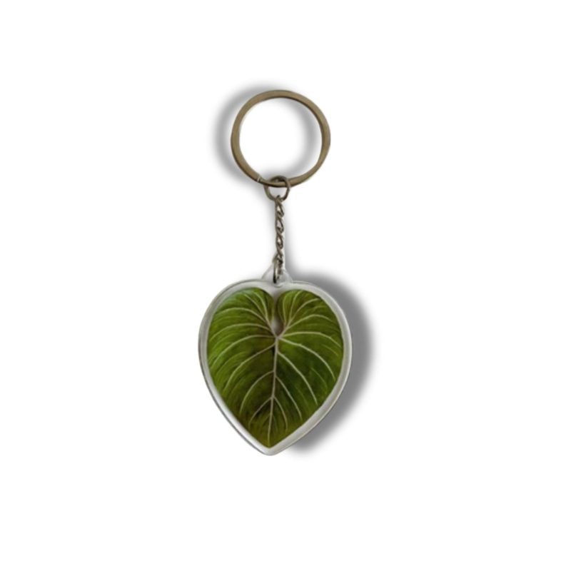 Leaf Acrylic Keychain 7 Illustrated Styles Double Sided Design 6