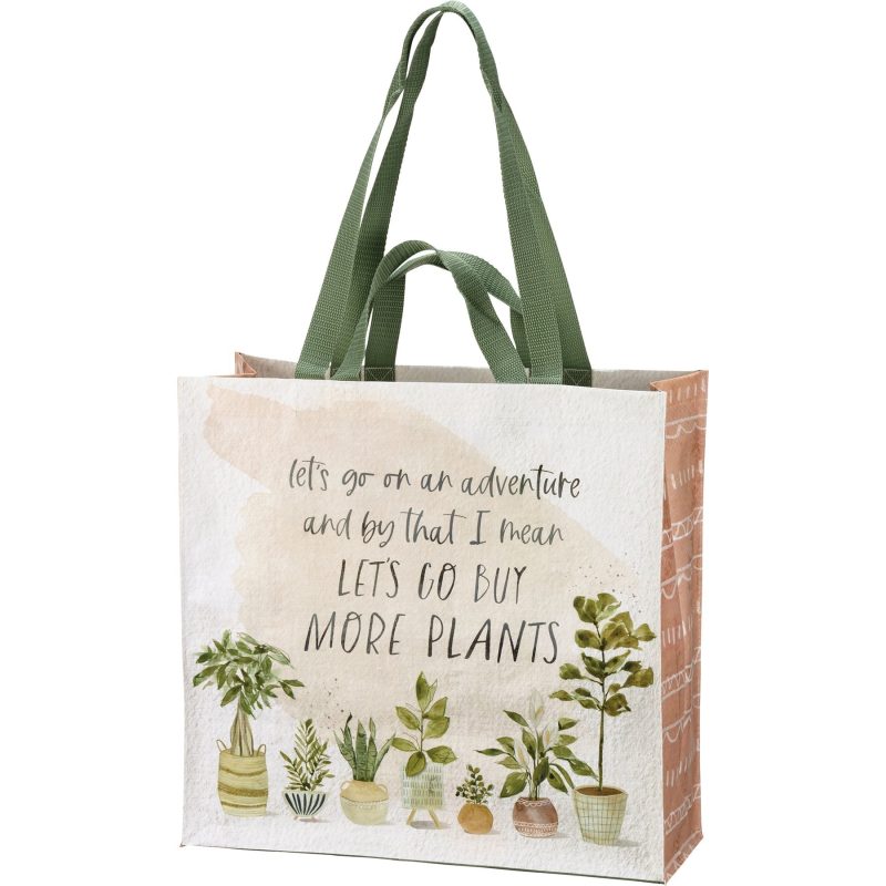 Lets Go Buy More Plants Market Tote Bag 3