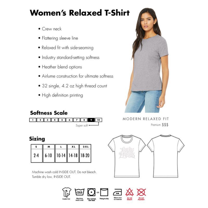 Liberty Maniacs womens relaxed tshirt 5607f53a 0e0b 47aa 99b5 9c2b041c9b5f