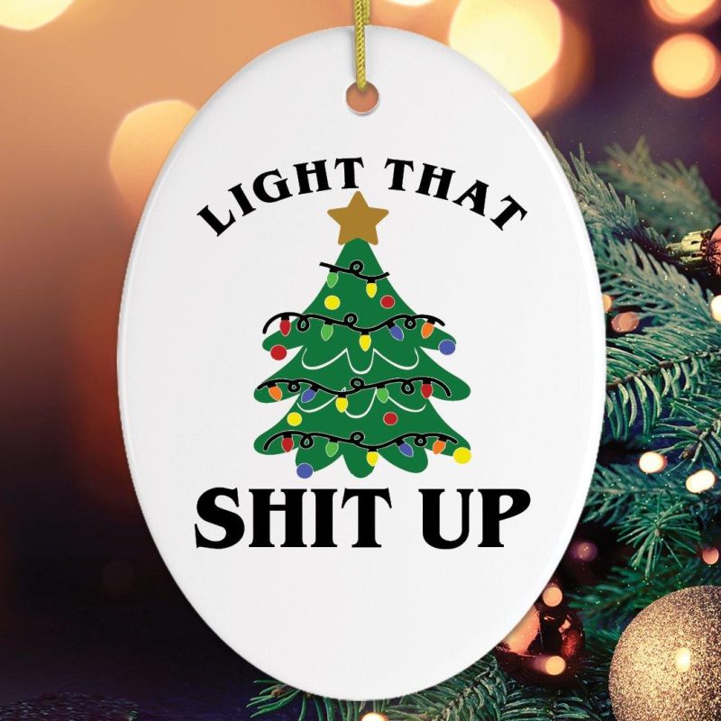 LightThatShitUpChristmasOrnamentChristmasTreeGoldBokehOrnamentMockup