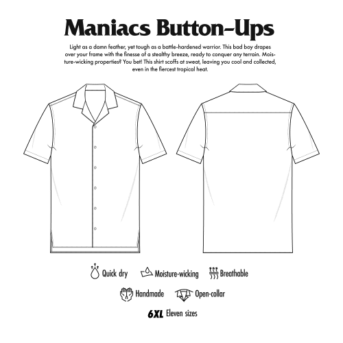 Maniacs Button Ups 16cd1567 480a 4a70 b9c8 99e0bd61cde4