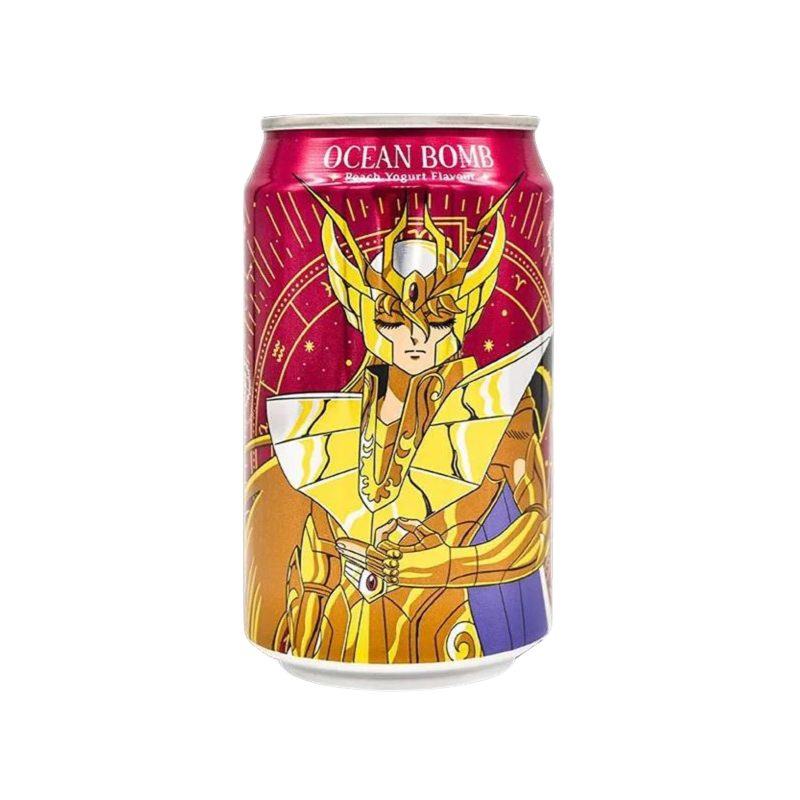 OceanBombSaintSeiyaSparklingWaterPeachYogurtFlavor Taiwan Info