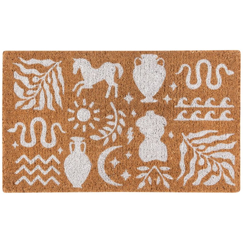 Olympus Coir Doormat Indoor Outdoor Welcome Rug 18 x 30 2