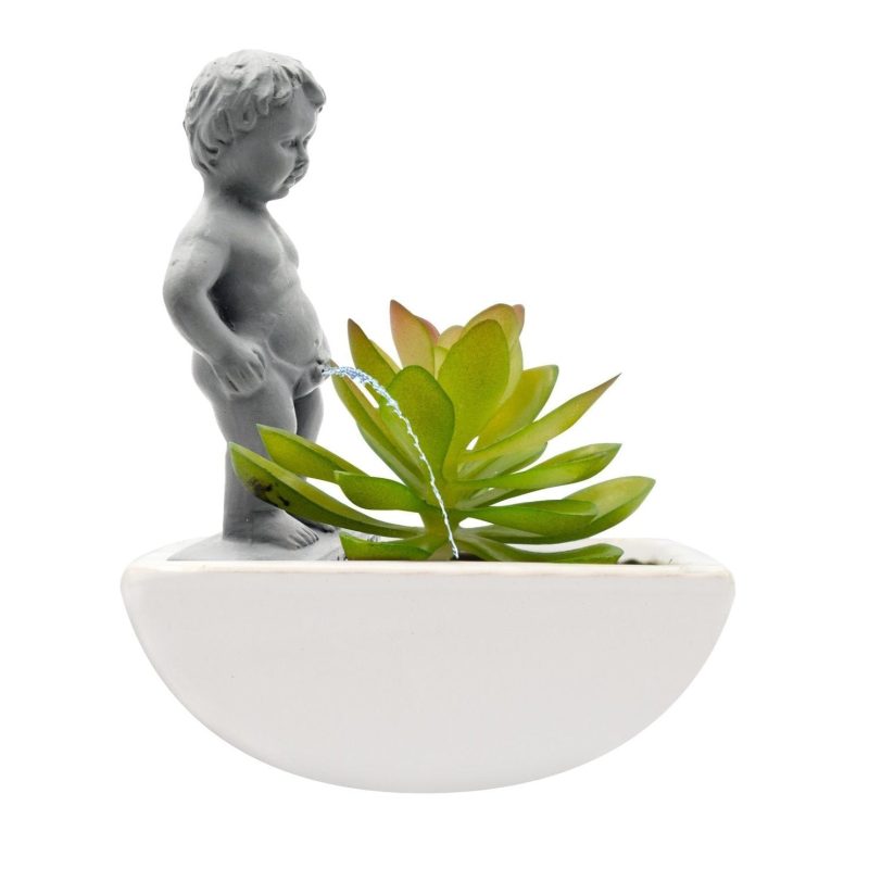 Plant Life Pee My Plants Mini Garden Statue Make Watering Your Plant More Fun 9