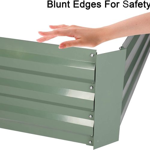 Raised Garden Bed Galvanized Planter Box12345