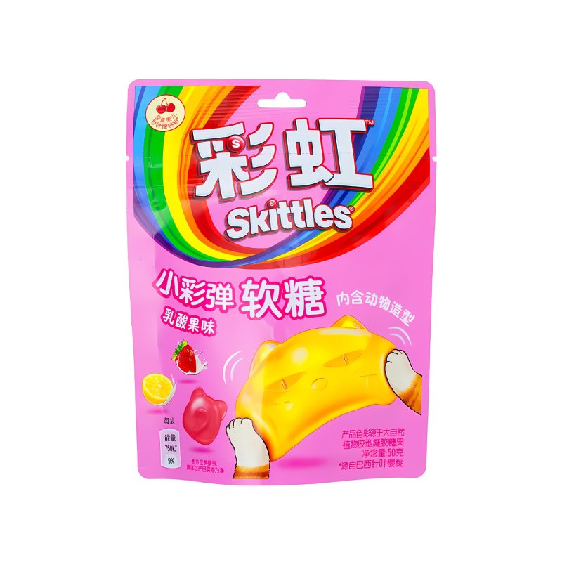 SkittlesYogurtFruitAnimalShapedGummy China