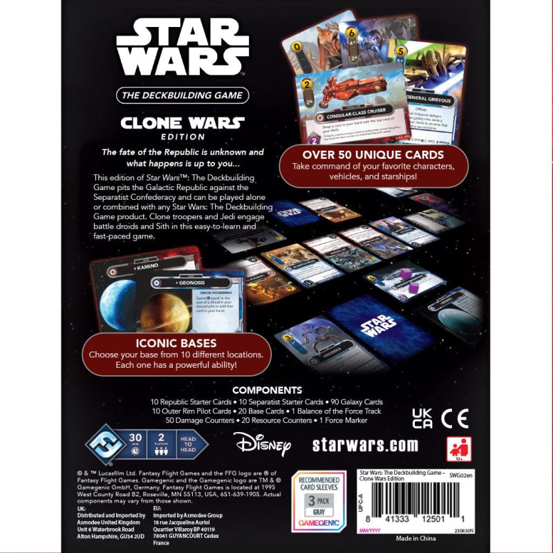 Star Wars The Deckbuilding Game Clone Wars Edition 3 1