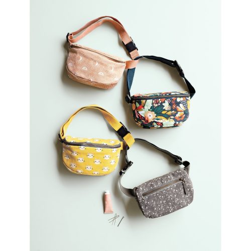 Superbloom Cotton Hip Bag Adjustable Strap Floral Waist Belt Bag Fanny Pack 6