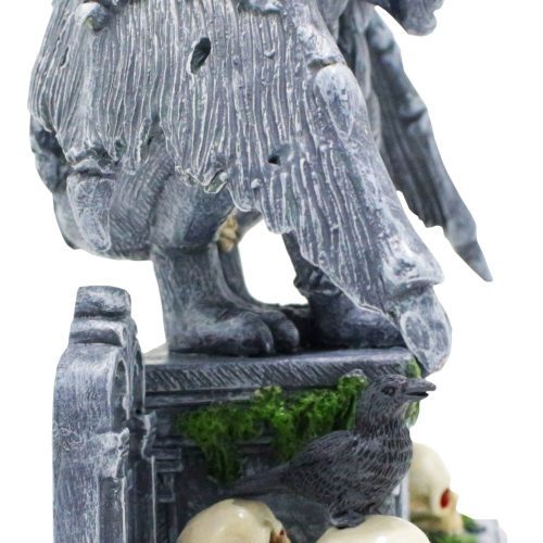 TBM 03GraveGuardianGargoyleFigurine 10SolarPoweredGothicHalloweenGardenStatue