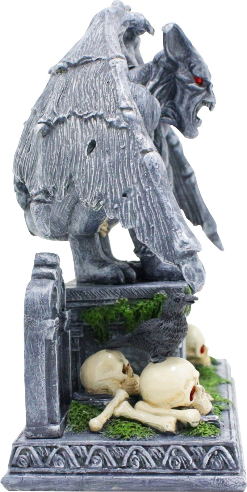 TBM 03GraveGuardianGargoyleFigurine 10SolarPoweredGothicHalloweenGardenStatue