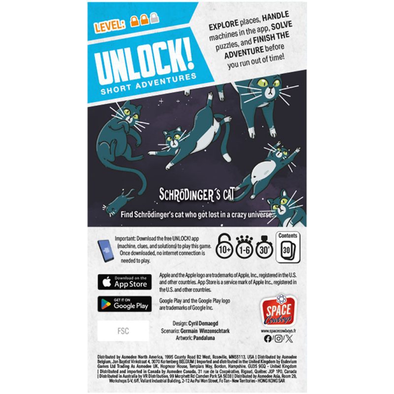 UNLOCK Short Adventures 8 Schrodinger s Cat 2