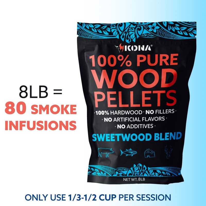 USES 8flavors 8lb sweetwood