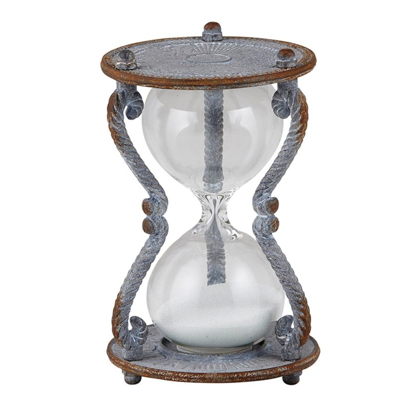 Vintage Hour Glass Classic Sandglass Timer Clock Rustic Desktop Decor