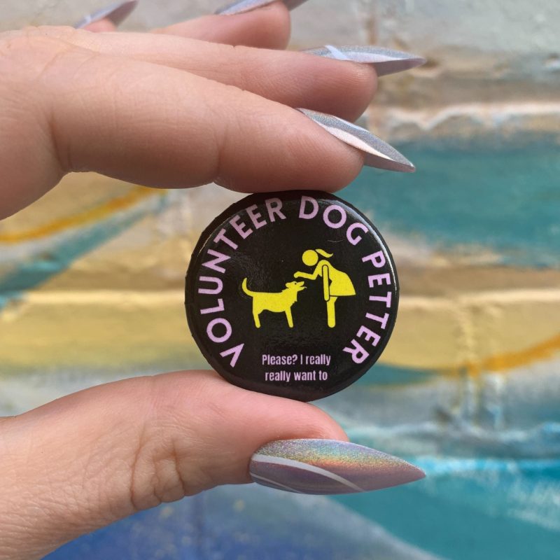 Volunteer Dog Petter 1 25 Pinback Button Dog Lover Badge 2