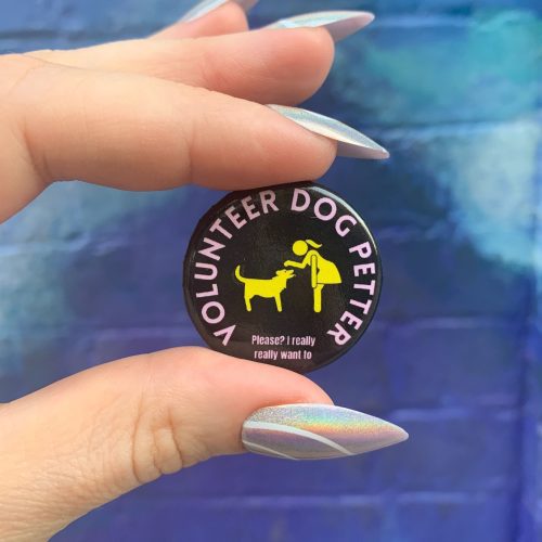 Volunteer Dog Petter 1 25 Pinback Button Dog Lover Badge 4