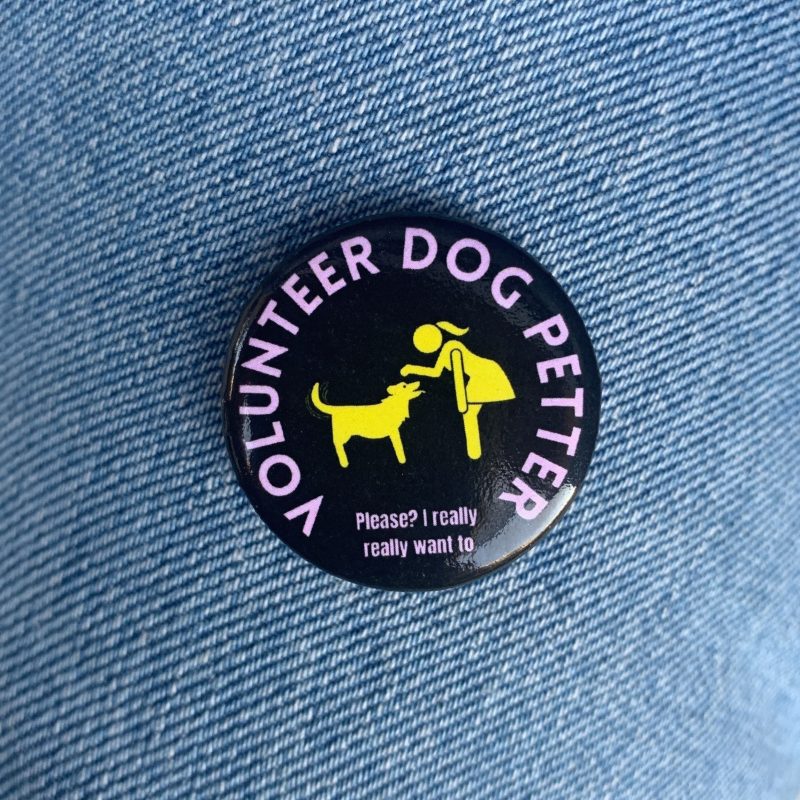 Volunteer Dog Petter 1 25 Pinback Button Dog Lover Badge 5