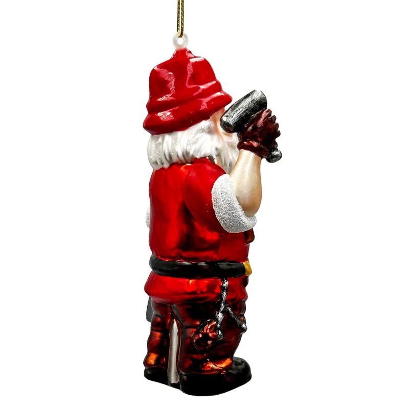 WBM 02HandymanSantaGlassOrnament SkilledBuilder TradesmanandRepairmanGift