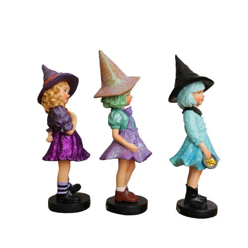 WBM 03MysticalVictorianWitchSistersSetofThreeFigurines Enchanted6StatuesforaBewitchingHalloweenTabletopDisplay