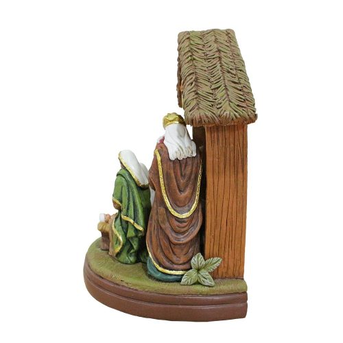 WBM 05RadiantNativitySceneHandcraftedStatueFigurine 7BirthofJesusChristianHomeDecoration