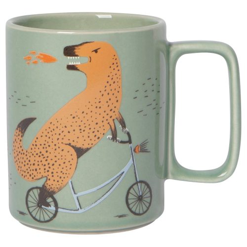 Wild Riders Ceramic Studio Mug T rex Dinosaur Coffee Tea Cup 14 oz 3