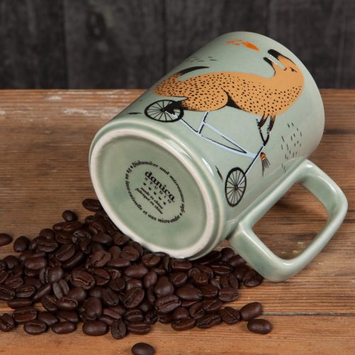 Wild Riders Ceramic Studio Mug T rex Dinosaur Coffee Tea Cup 14 oz 8