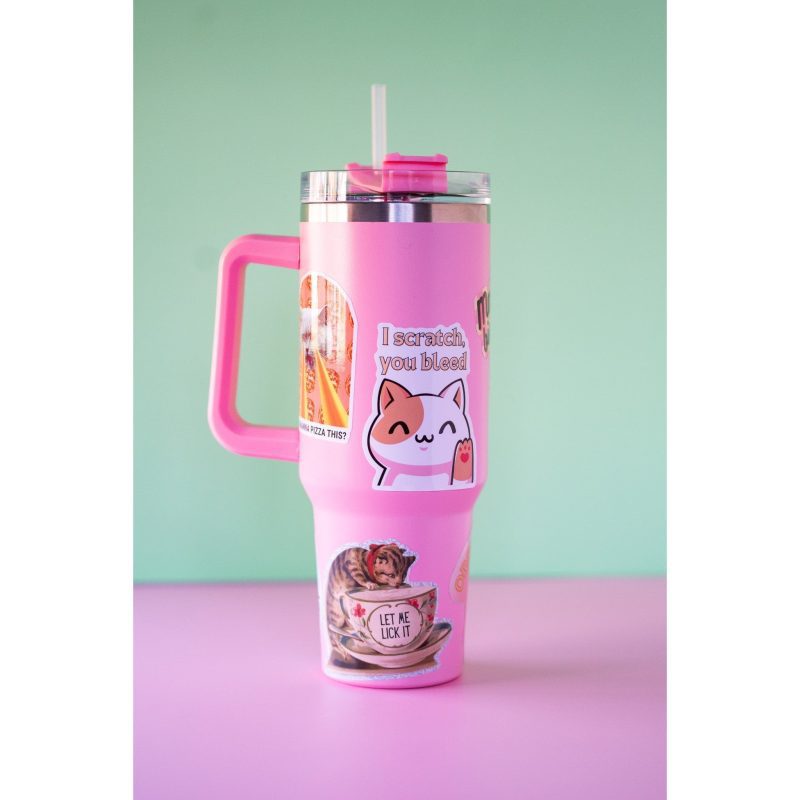 Worlds Best Cup The GetBullish Sticker Tumbler 40 Oz Handle Travel Mug Choose Your Own Sticker Pack 585fbb6a 8ddb 4315 b609 38ffe474d472