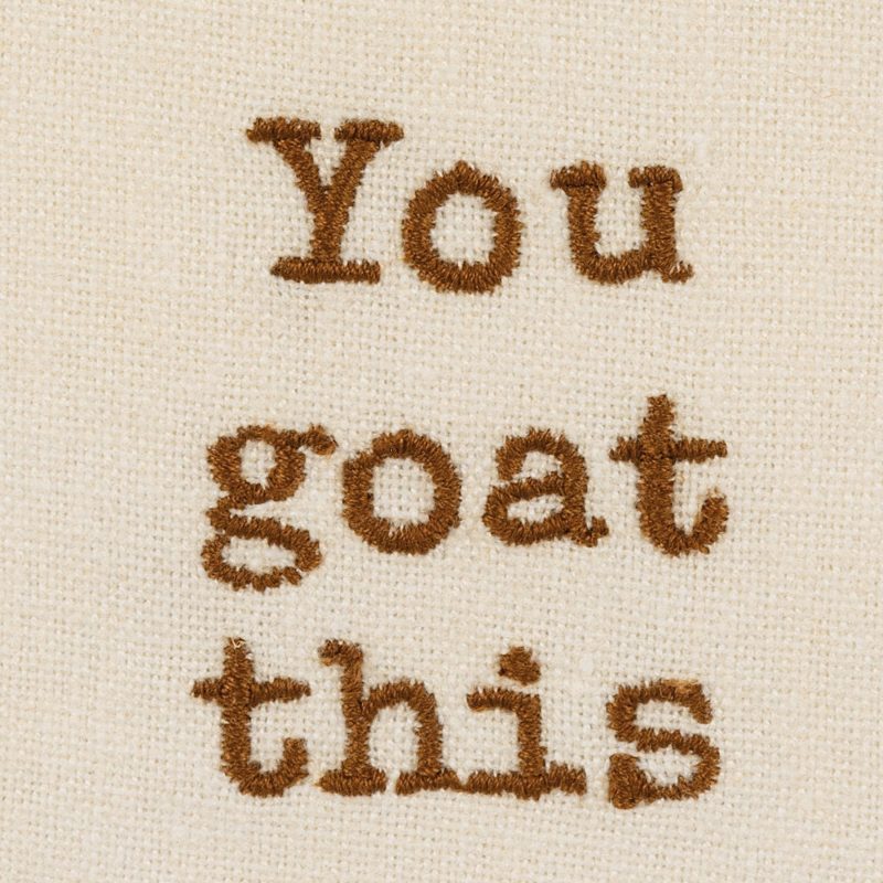 You Goat This Dish Cloth Towel Cotten Linen Novelty Tea Towel Cute Kitchen Hand Towel 18 x 28 5