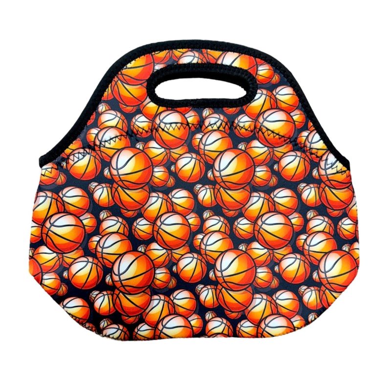 basketball lunch bag totedrink handlers 701092