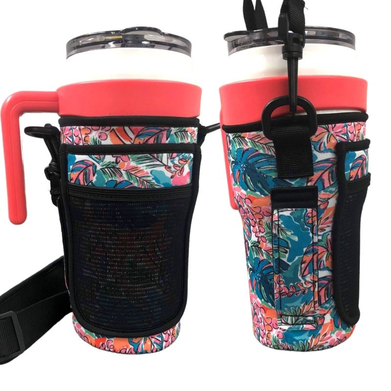 beach babe 30 40oz tumbler handler with carrying strapdrink handlers 694715