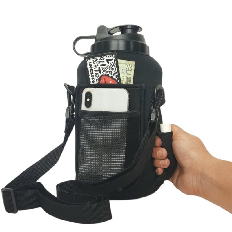 black 12 gallon jug carrying handlerdrink handlers 202032