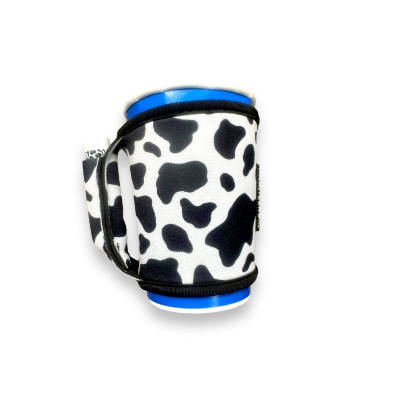 black and white cow print small medium bottomless handlerdrink handlers 462304