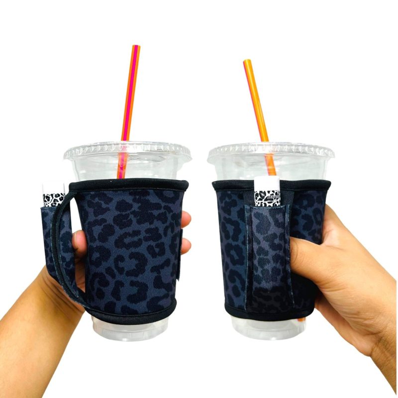 black leopard small medium bottomless handlerdrink handlers 190292