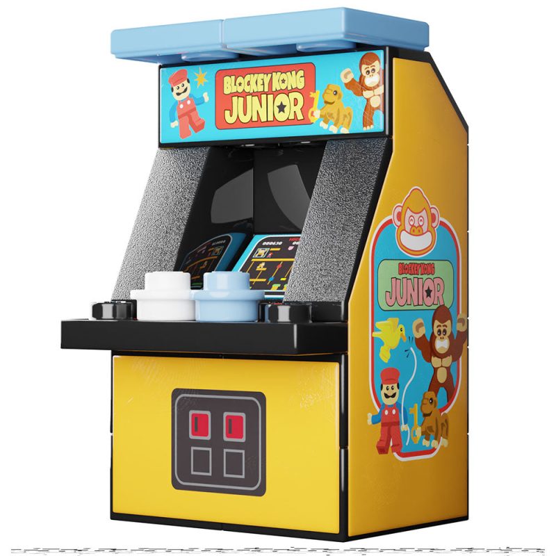 blockey kong jr arcade lego custom game