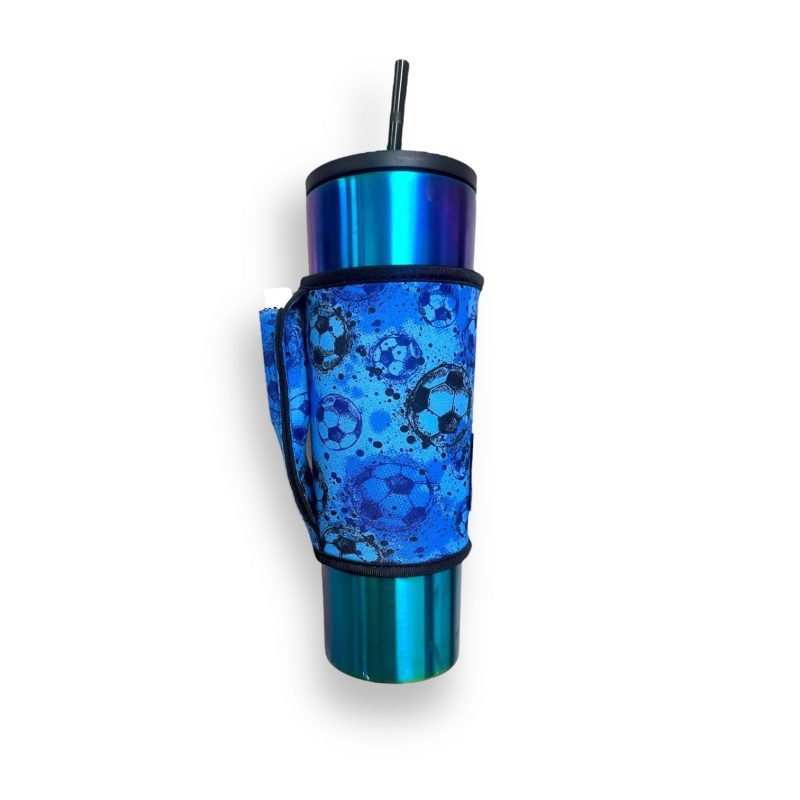 blue soccer large xl bottomless handlerdrink handlers 911740