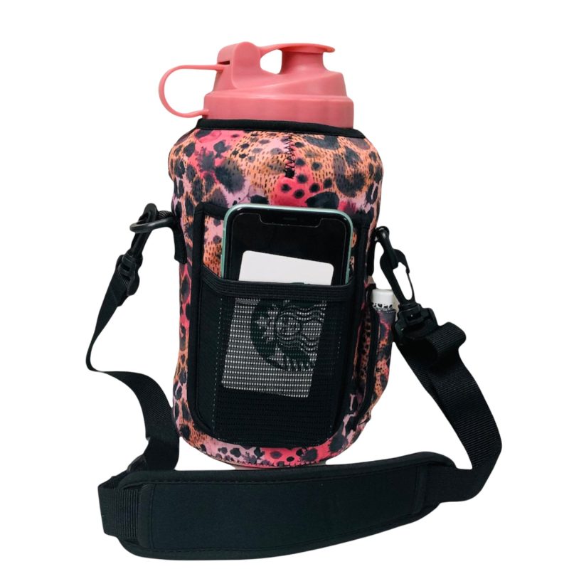 blushing leopard 12 gallon jug carrying handlerdrink handlers 544962