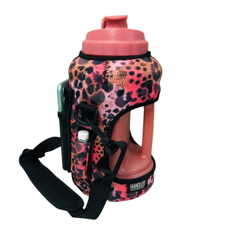 blushing leopard 12 gallon jug carrying handlerdrink handlers 818908