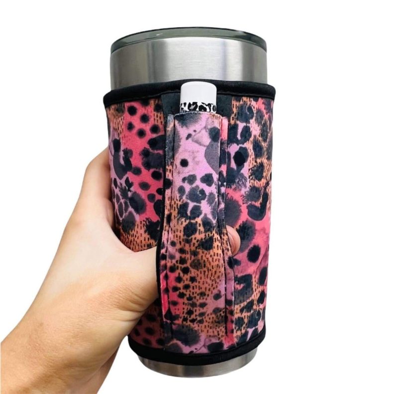 blushing leopard large xl bottomless handlerdrink handlers 617247