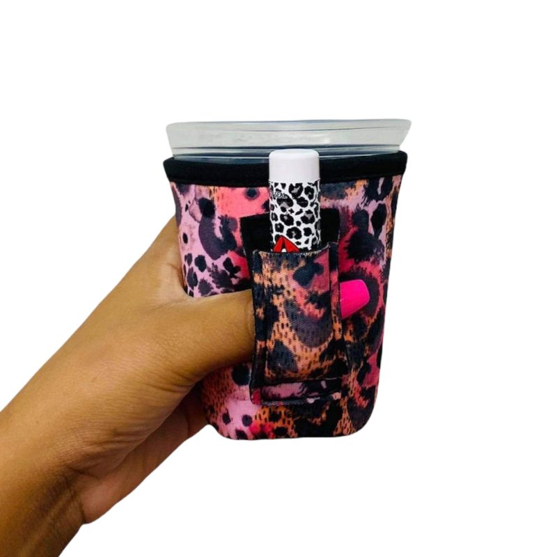 blushing leopard small medium coffee handlerdrink handlers 253862