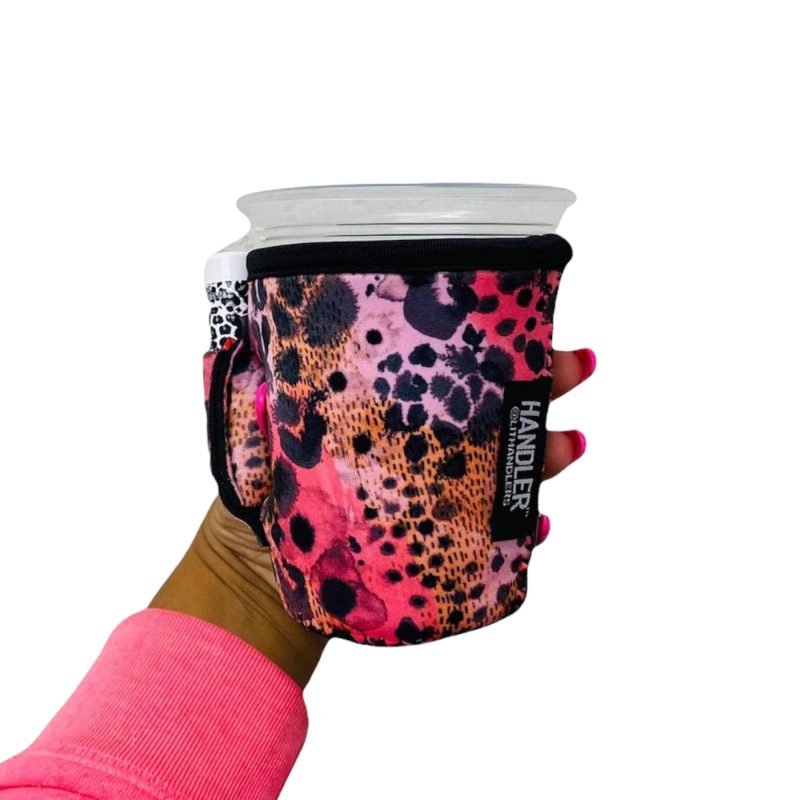 blushing leopard small medium coffee handlerdrink handlers 981148