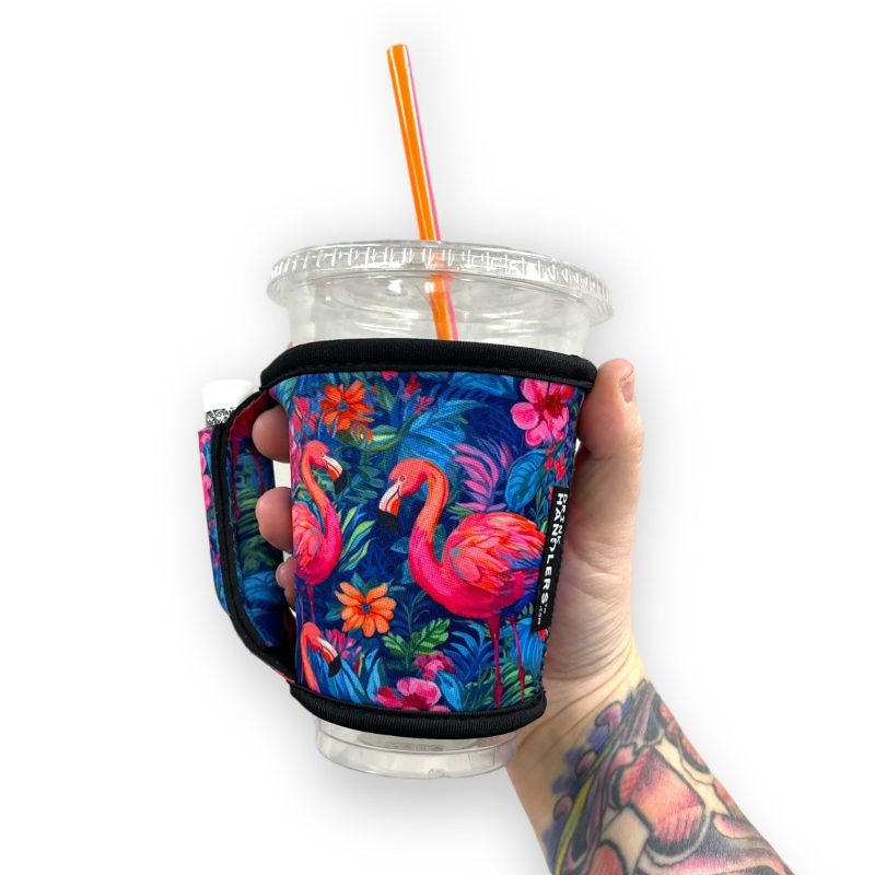 bright flamingo small medium bottomless handlerdrink handlers 135771