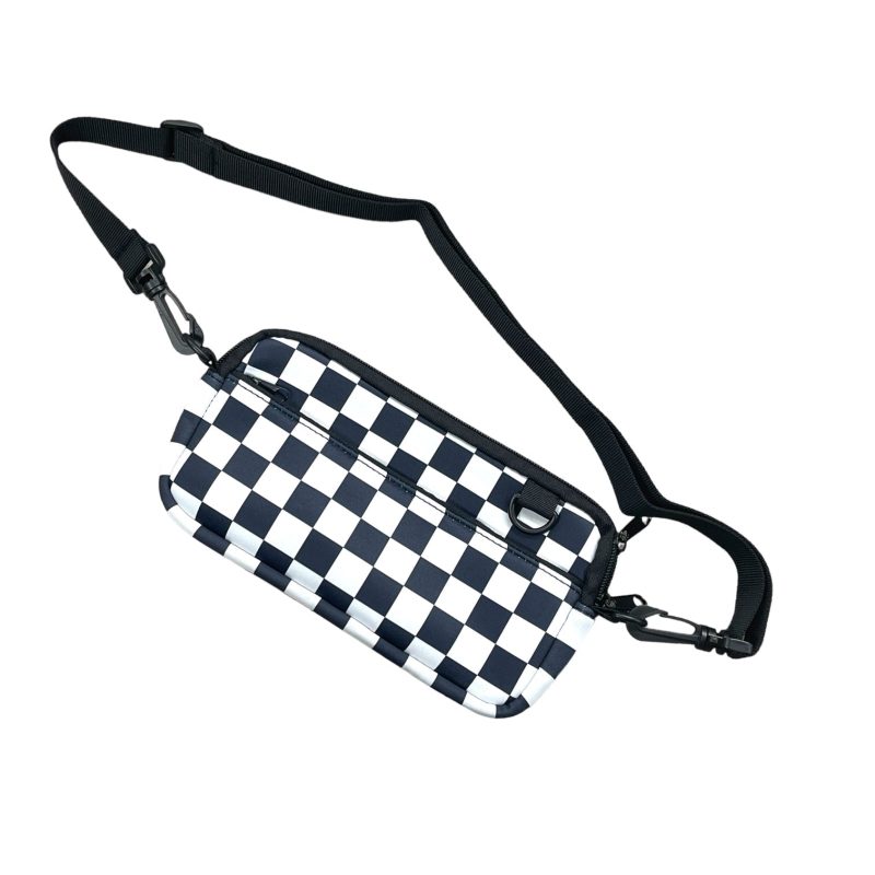 checkerboard cross body pursedrink handlers 212182