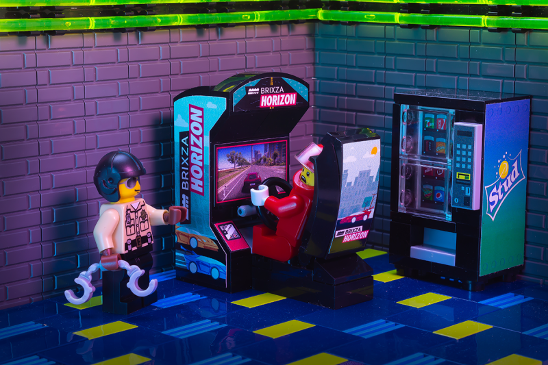 custom lego arcade