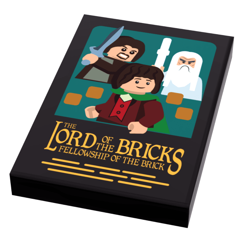 custom lego fellowship lord of the rings movie tile 2