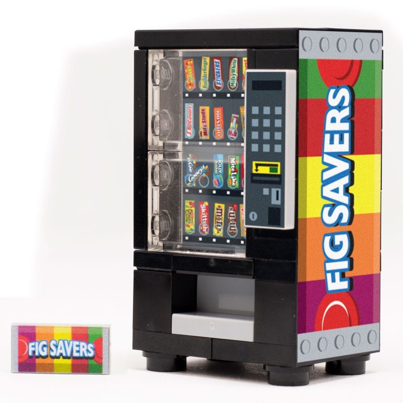 custom lego fig savers vending machine