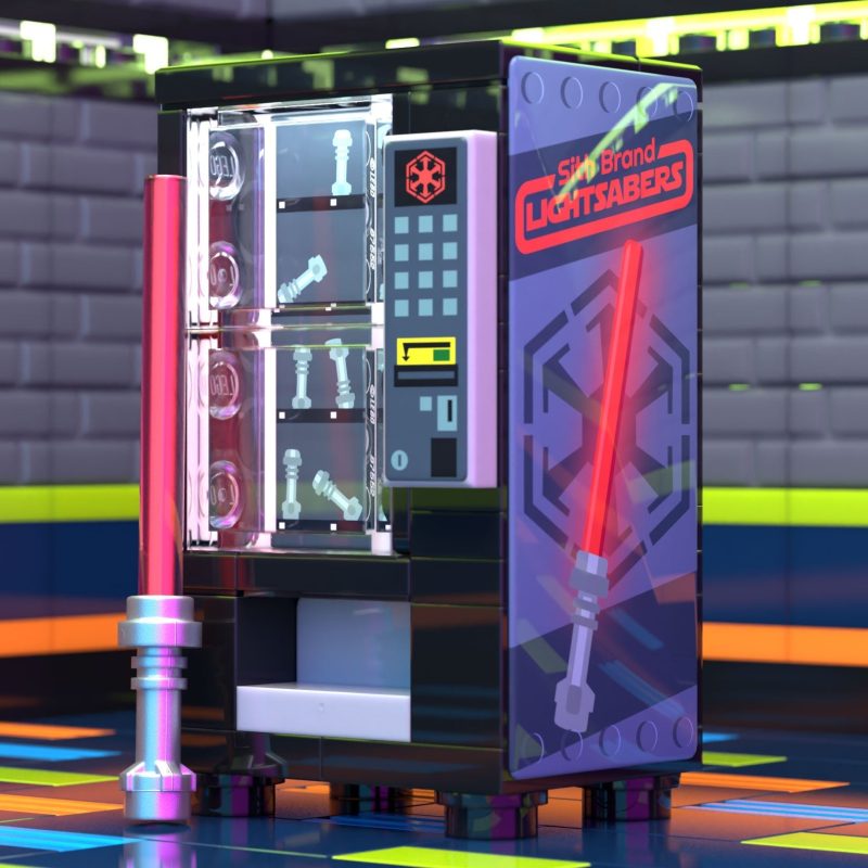 custom sith lightsaber lego vendingmachine2