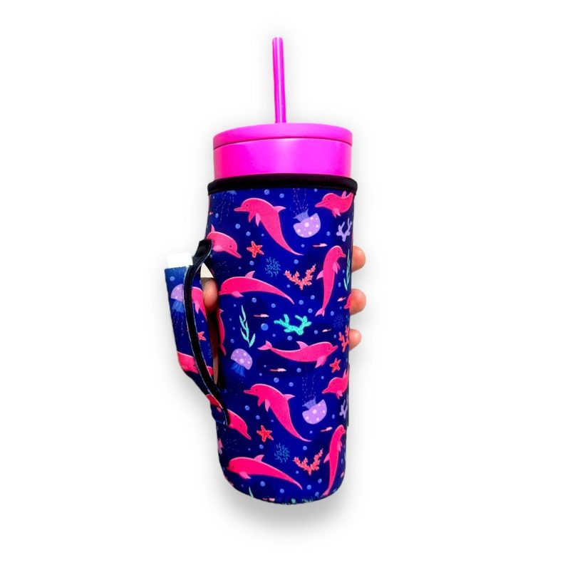 dolphins 30oz tumbler handlerdrink handlers 264234