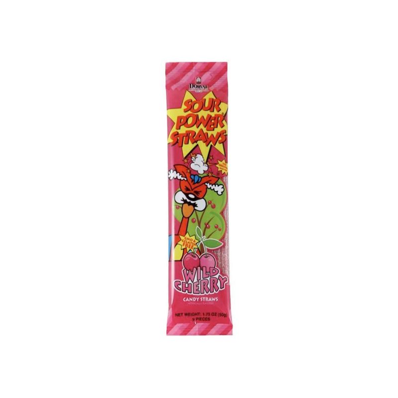 dorval sour power straws wild cherry