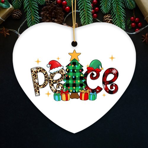 forproductReligiousThemePlaidCeramicHeartChristmasOrnamentBundle JesusandChristianNativitymockup8